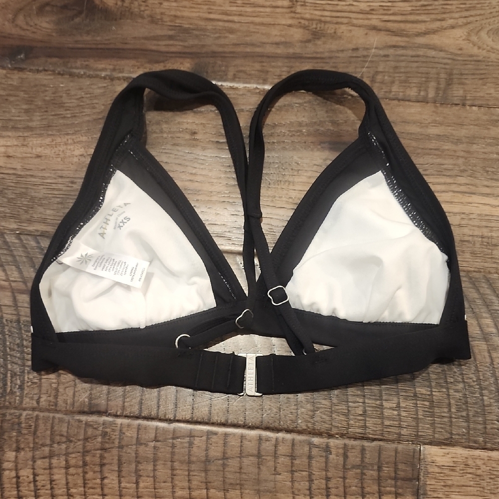 Athleta Black and White Geometric Bikini Top - Picture 2 of 4